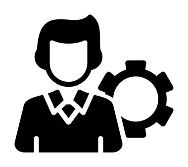 Vites vektör illüstrasyonlu iş adamı