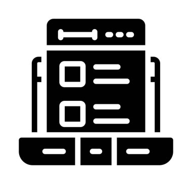 çevrimiçi alışveriş simgesi vektör illüstrasyonu