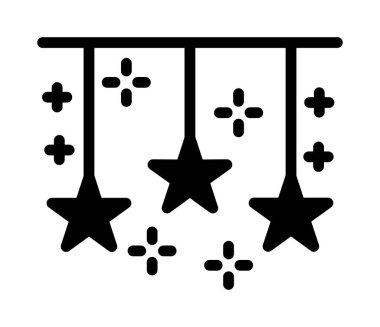 Noel ağacı süsleme simgesi, özet biçimi