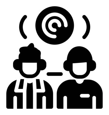 Moda biçimi izole edilmiş arkaplanda çağrı merkezi simgesi