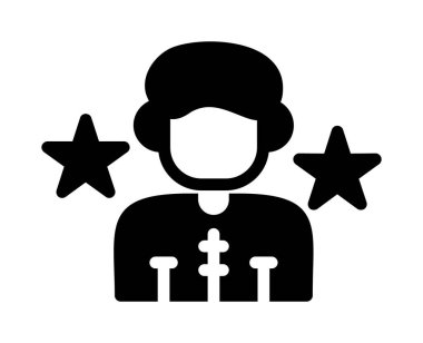 İnsan simgesinin vektör illüstrasyonu