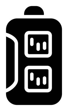 pil vektör illüstrasyonu