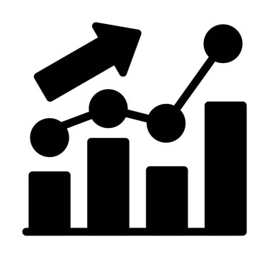 iş grafiği vektör simgesi tasarımı