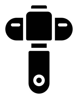 araba servisi simgesi, vektör illüstrasyonu