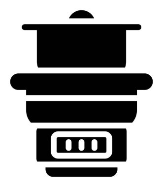 Gaz Soba simgesi, basit tarzı