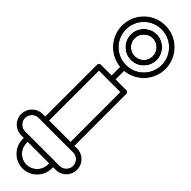 Tornavida satır simgesi tasarımı