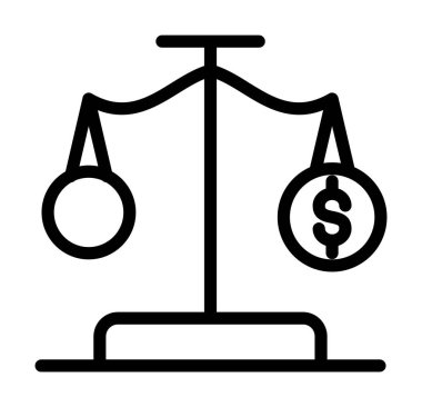 Dolar denge vektörü simgesi