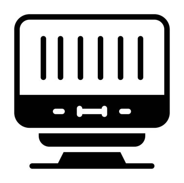 bilgisayar ekran vektör çizimi