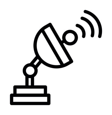 Uydu anten simgesi, özet biçimi