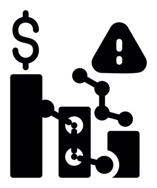 Dolar vektör simgesi. Soyut siyah renk grafik tasarımı