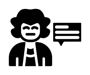 Konuşma balonu vektör çizimi