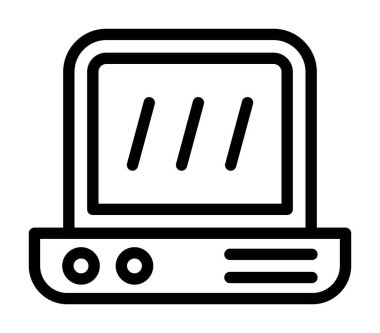 Fare simgesine sahip dizüstü bilgisayar, özet biçimi