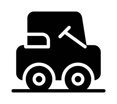 araba simgesi vektör illüstrasyonu