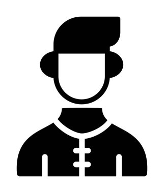 Doktor düz vektör simgesi