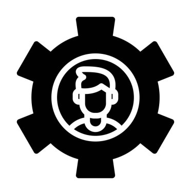 Service simgesini destek, illüstrasyon vektör