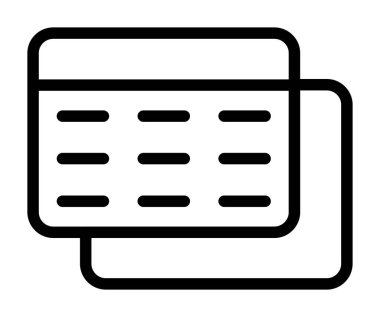 belge vektör simgesi. Soyut siyah renk grafik tasarımı