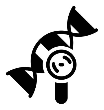 köpek simgesi vektör illüstrasyonu