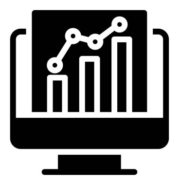 Grafik. Web simgesi basit illüstrasyon