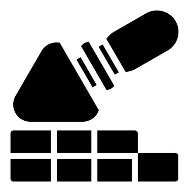 paint brush icon, vector