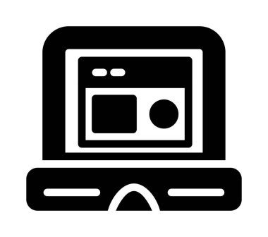 kamera simgesi vektör illüstrasyonu