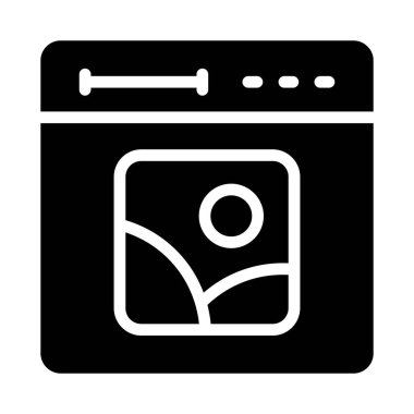 seo modern simgesinin vektör illüstrasyonu