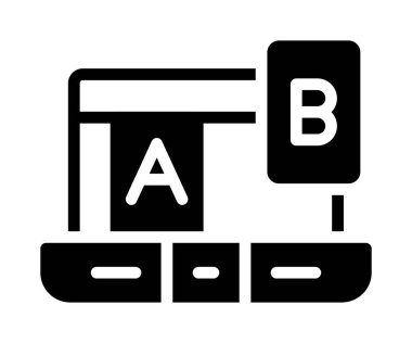 seo modern simgesinin vektör illüstrasyonu