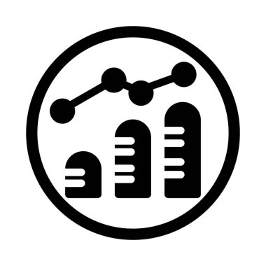 vektör analiz simgesi illüstrasyonu