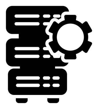 veri analizi glifleri ikon vektörü. Online analiz işareti. izole edilmiş çizgi simgesi siyah illüstrasyon