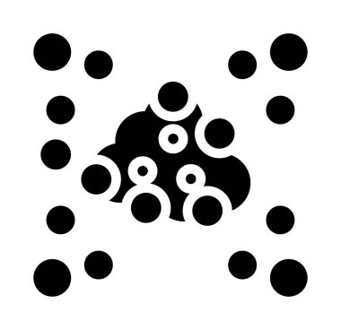 Bulut simgesi vektör illüstrasyonu