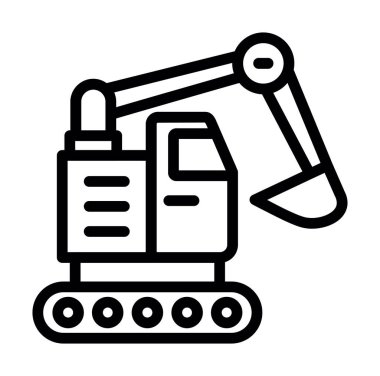 İnşaat endüstrisi simgesi, taslak biçimi