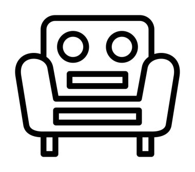 sandalye simgesi çizimi