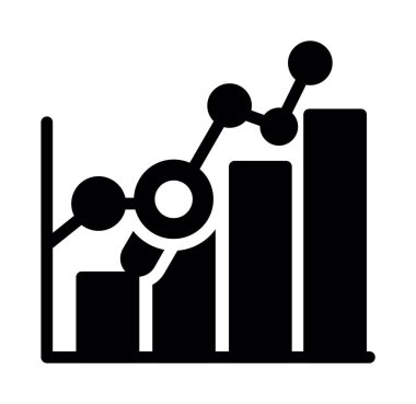 grafik glyph düz simgesi