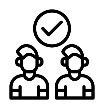 Takım simgesi, vektör illüstrasyonu