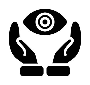 Göz hedef simgesi, basit biçim