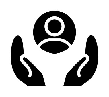 Siyah ve beyaz simgesinin vektör illüstrasyonu