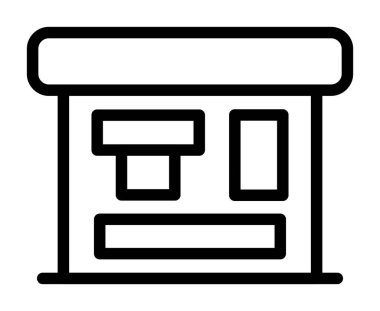 Yapı simgesi, taslak biçimi