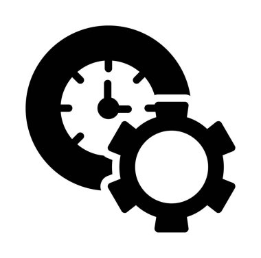 dişli simgesi vektör illüstrasyonu