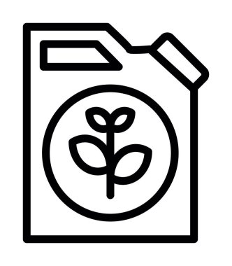 bitki simgesi vektör illüstrasyonu