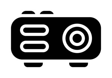 Şeffaf bir arkaplanda kamera vektör çizimi. Birinci kalite semboller. Konsept ve grafik tasarımı için simgeler.