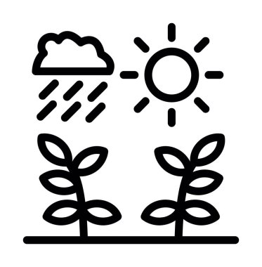 hava simgesi vektör illüstrasyonu