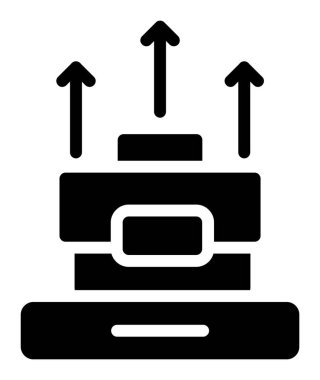 Kek. Web simgesi basit illüstrasyon