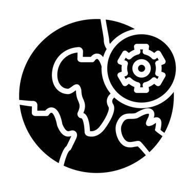 seo modern simgesinin vektör illüstrasyonu