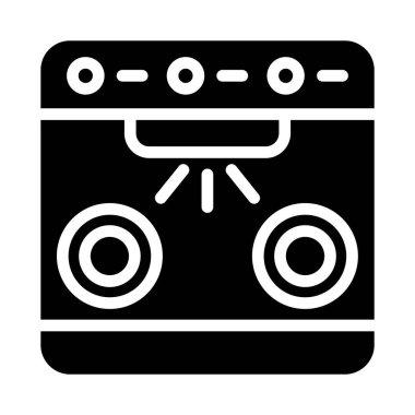 Çamaşır makinesi vektör simgesi