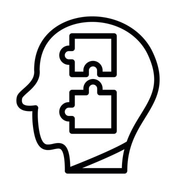 Soru işareti simgesi içeren beyin, özet biçimi