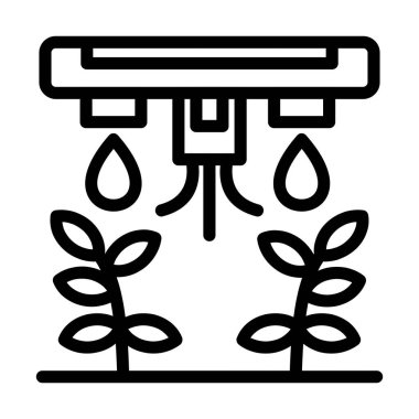 bitki simgesi vektör illüstrasyonu