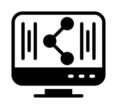 bilgisayar web simgesi basit tasarım