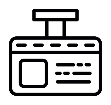 Yazıcı. Web simgesi basit illüstrasyon