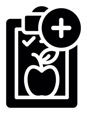 yiyecek vektör illüstrasyonu, simge