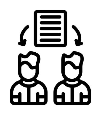 ağ paylaşım simgesi, vektör illüstrasyonu