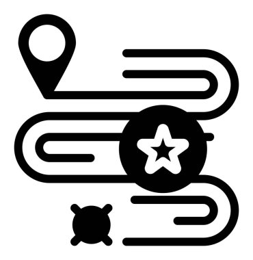 konum haritası simgesi, özet biçimi